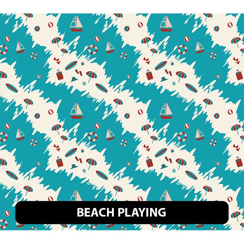 Rollo de 18,5" con patrón de playa tropical de verano/playa tropical **envío gratuito** - Imagen 12 de 54