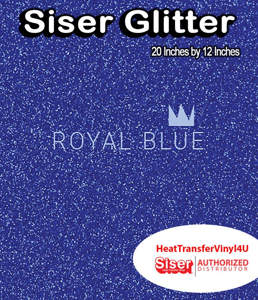 Siser Glitter Iron On Heat Transfer Vinyl 20" x 12" *COMBINED SHIPPING DISCOUNT*