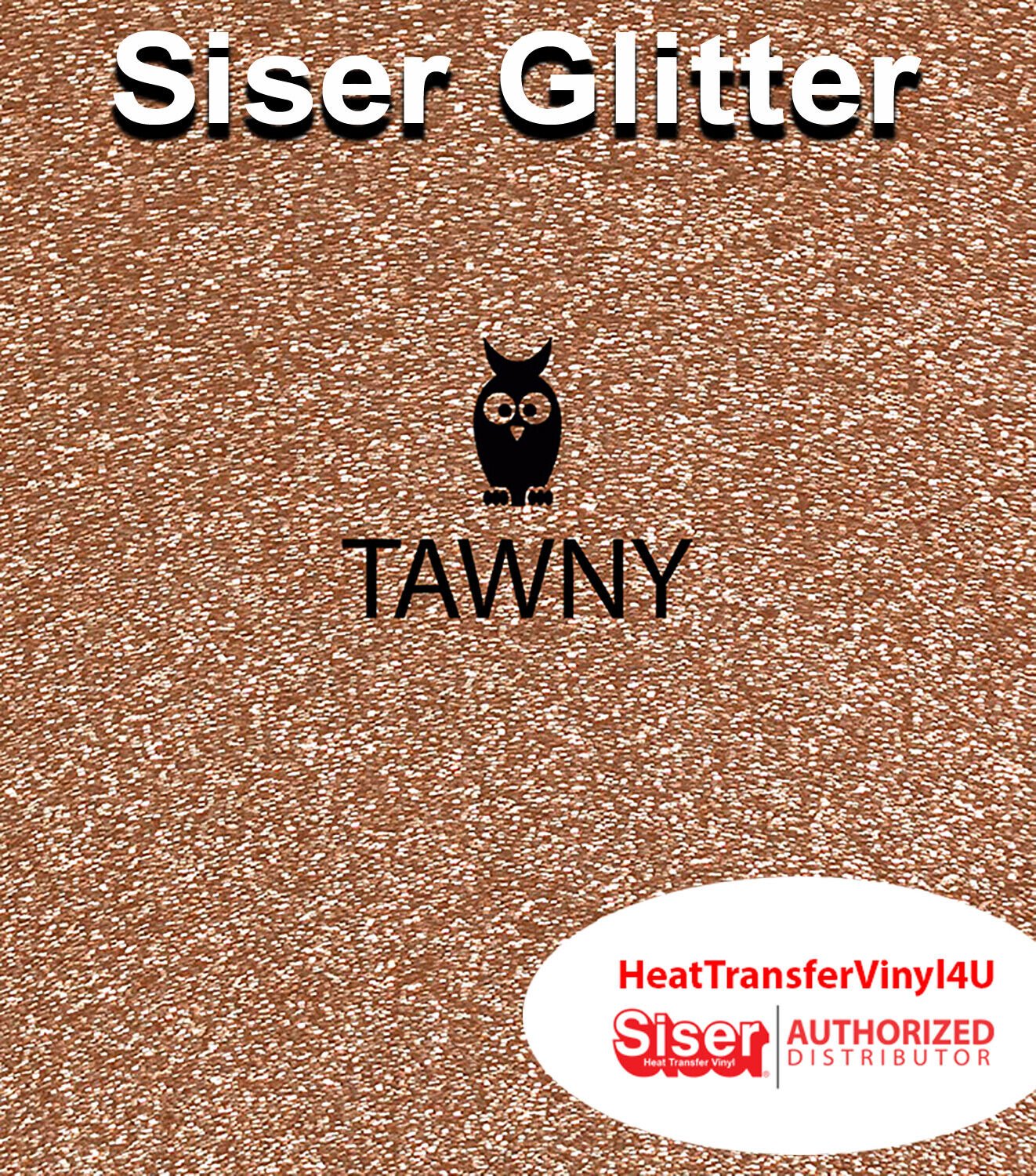 Siser Glitter Iron On Heat Transfer Vinyl For T-Shirts 20" x 10 Yds ( HTV )