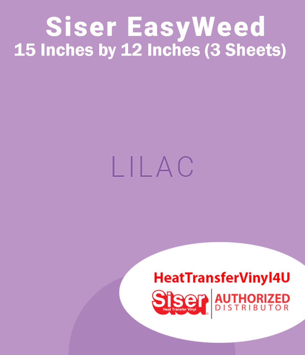 Siser EasyWeed Iron On Heat Transfer Vinyl 15" x 12" (3 Sheets) *Message Colors* - Picture 43 of 80