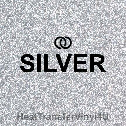 Siser Glitter Iron On HTV For T-Shirts 20" x 12" (3 Sheets) *Message Colors*