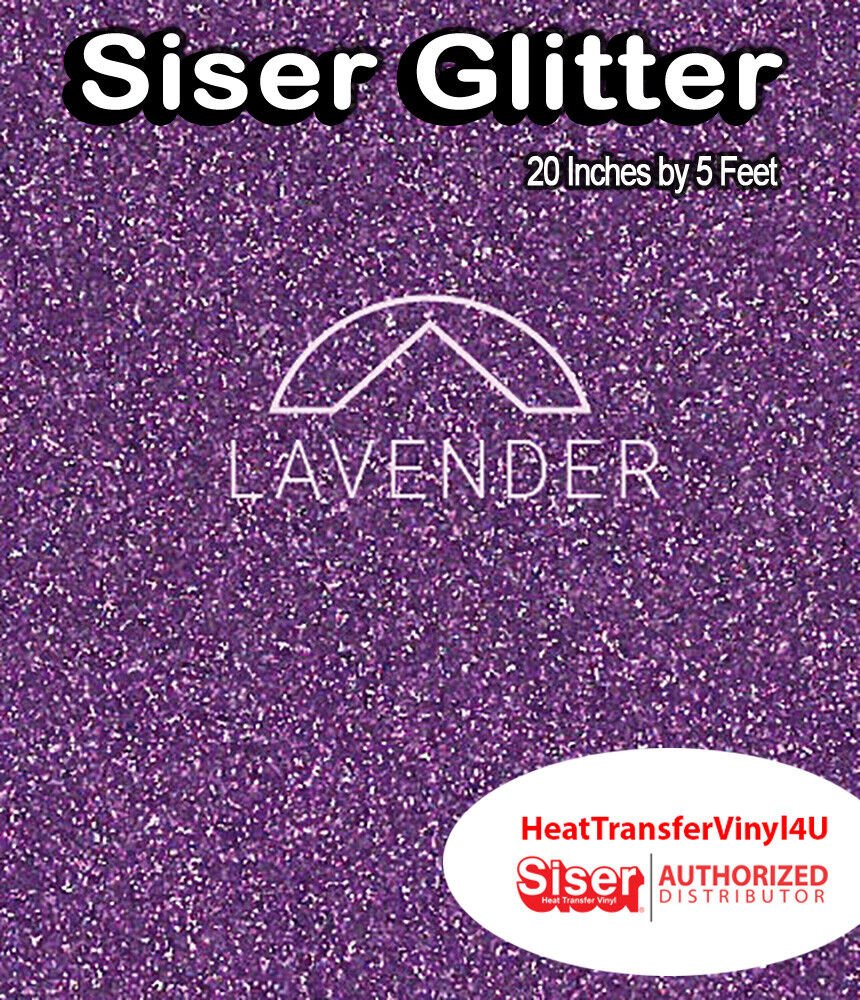 Siser Glitter Iron On Heat Transfer Vinyl 20 Inches by 5 Feet *FREE SHIPPING*