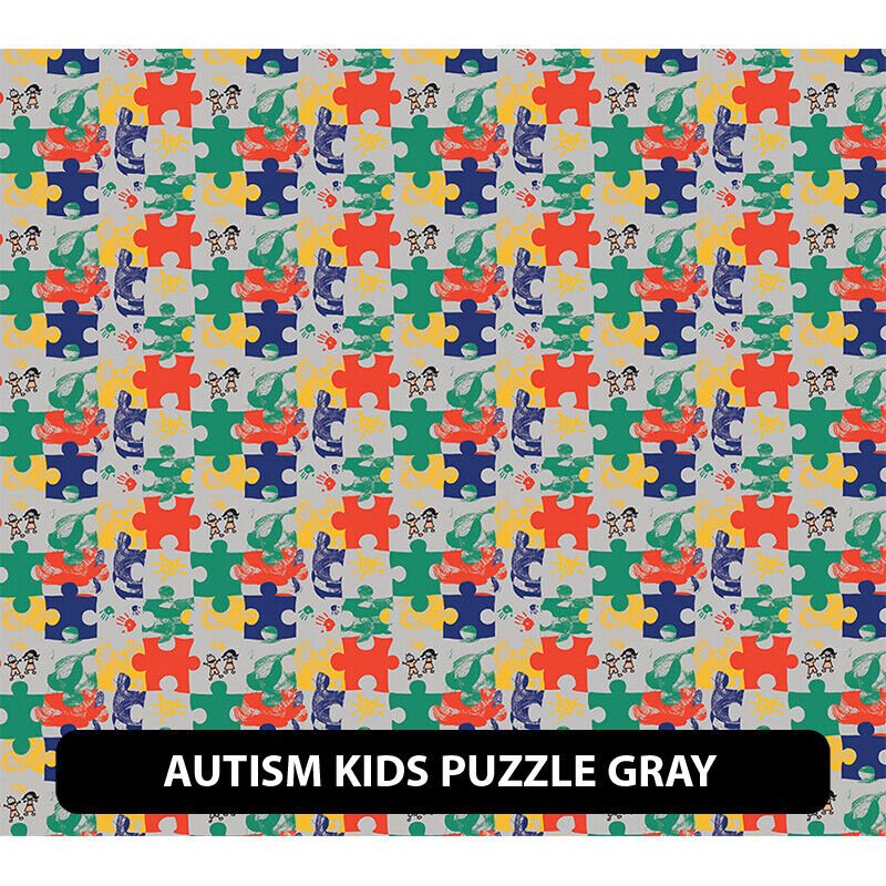 Autism Awareness / Puzzle gemustert HTV 18,5" ROLLE ** KOSTENLOSER VERSAND ** - Bild 7 von 9