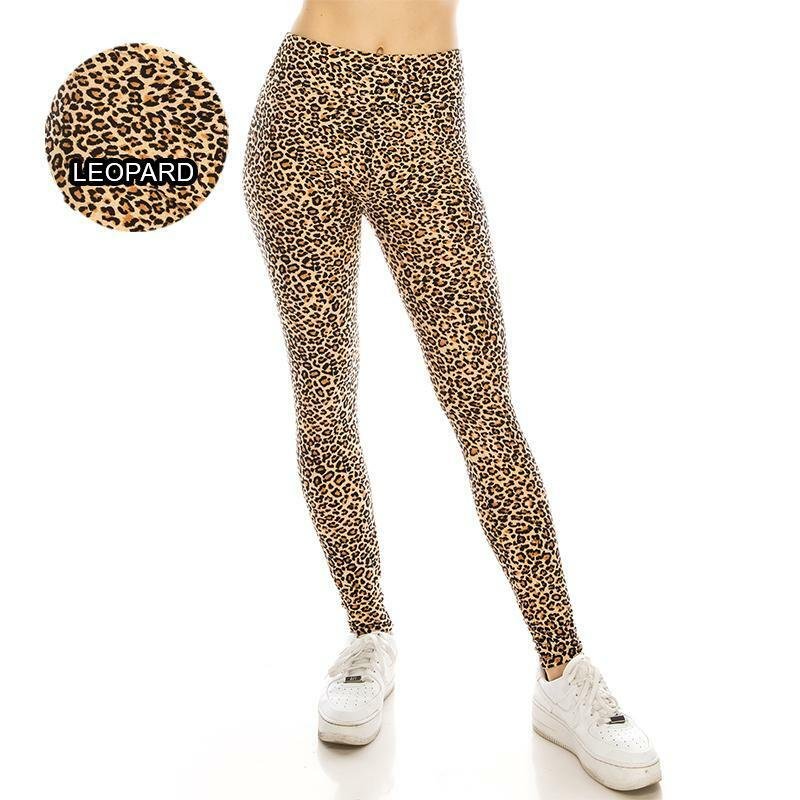 Womens Ultra Soft High Waist Yoga Leggings (Patterned and Solid) *FREE SHIPPING* - Picture 25 of 40