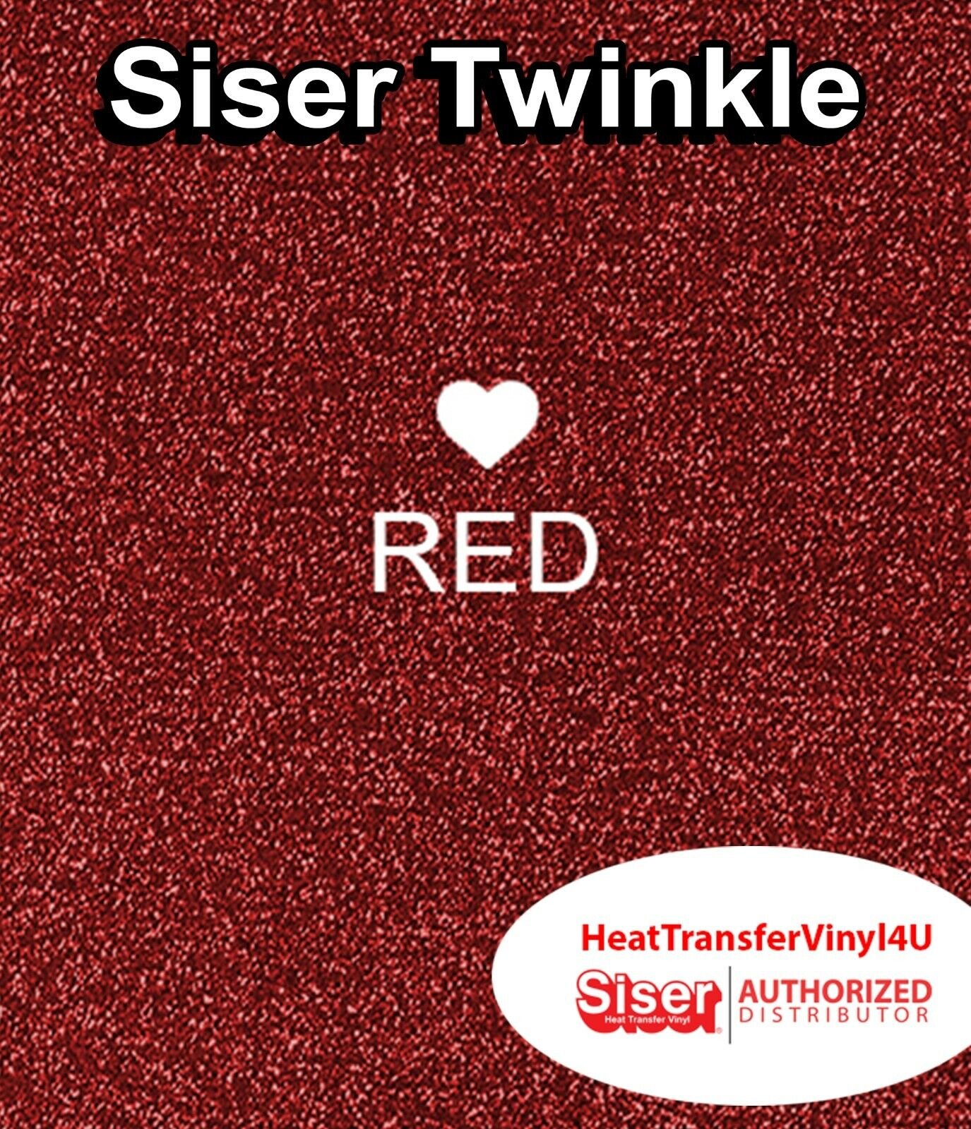 Siser Twinkle Heat Transfer Vinyl For T-Shirts Reflective Glitter 20"