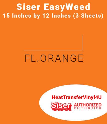 Siser EasyWeed Iron On Heat Transfer Vinyl 15" x 12" (3 Sheets) *Message Colors* - Picture 32 of 80