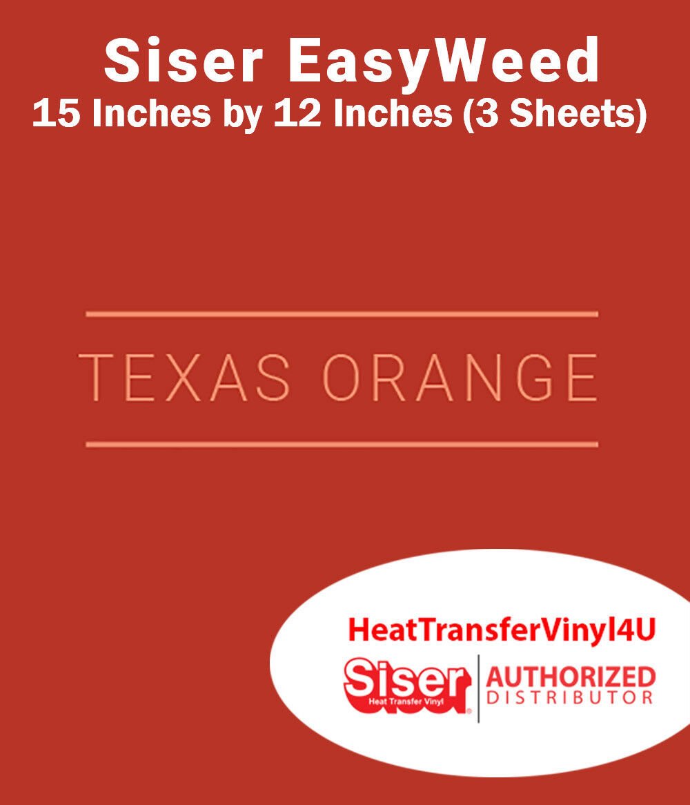 Siser EasyWeed Iron On Heat Transfer Vinyl 15" x 12" (3 Sheets) *Message Colors* - Picture 74 of 80