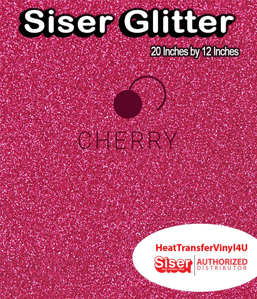 Siser Glitter Iron On Heat Transfer Vinyl 20" x 12" *COMBINED SHIPPING DISCOUNT*