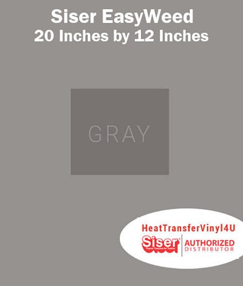 Siser EasyWeed Iron On HTV For T-Shirts 20" x 12" SHEET (NEW COLORS)