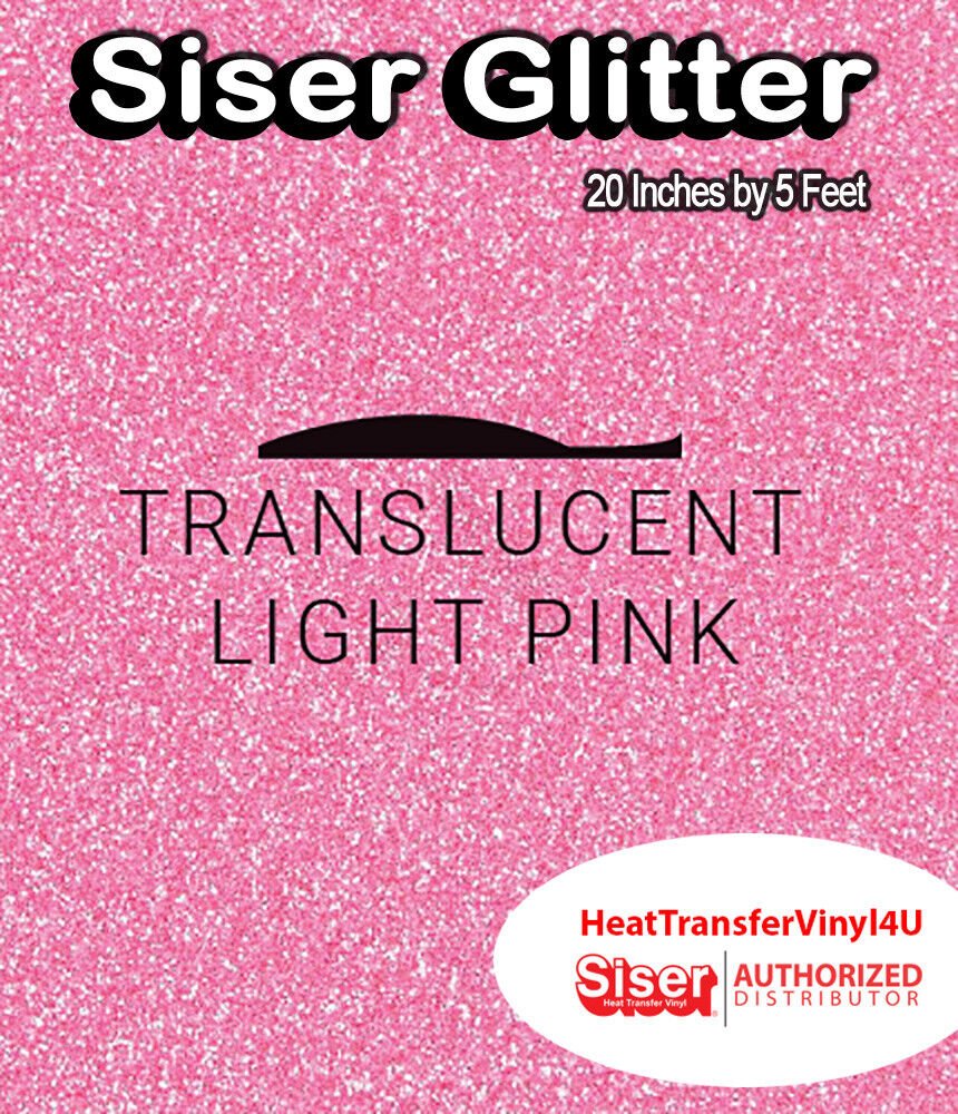 Siser Glitter Iron On Heat Transfer Vinyl 20 Inches by 5 Feet *FREE SHIPPING*