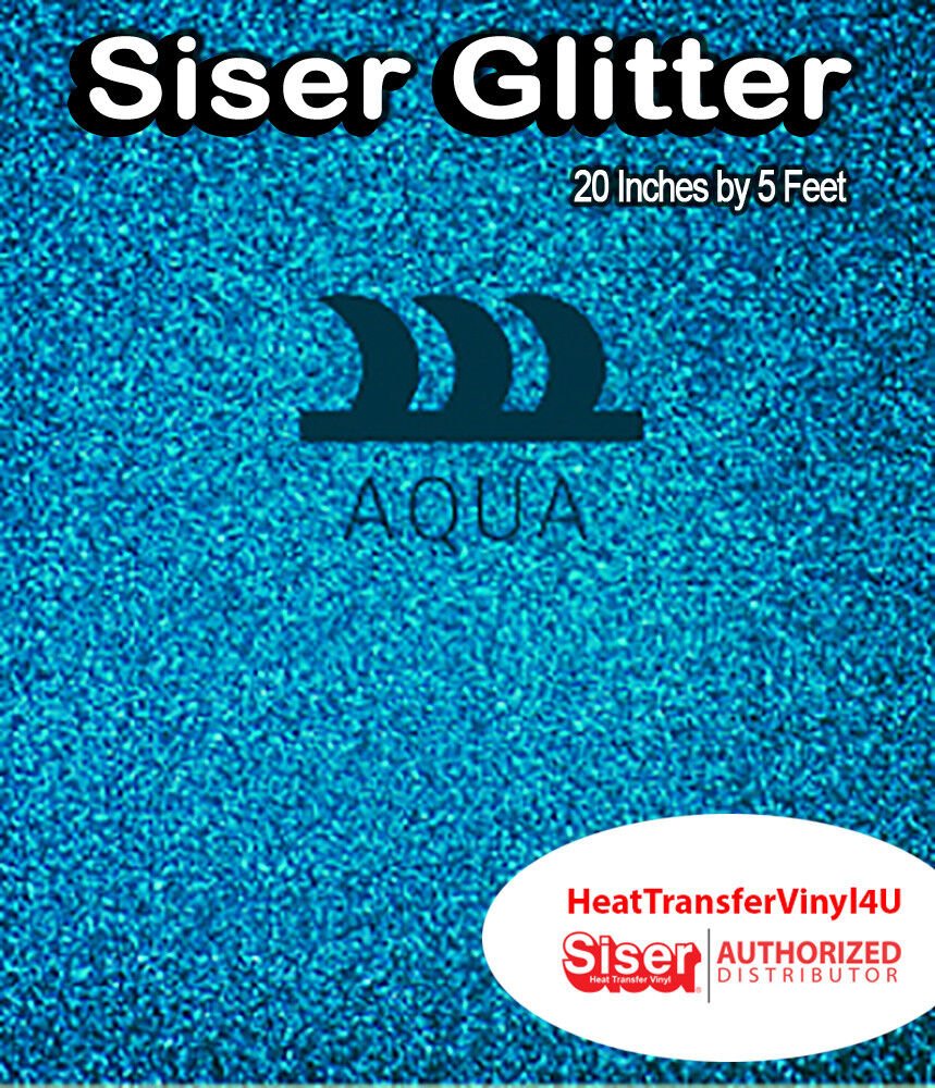 Siser Glitter Iron On Heat Transfer Vinyl 20 Inches by 5 Feet *FREE SHIPPING*