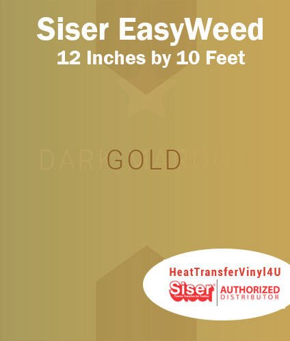 Siser EasyWeed Iron On Heat Transfer Vinyl For Garments 12 Inches by 10 Feet