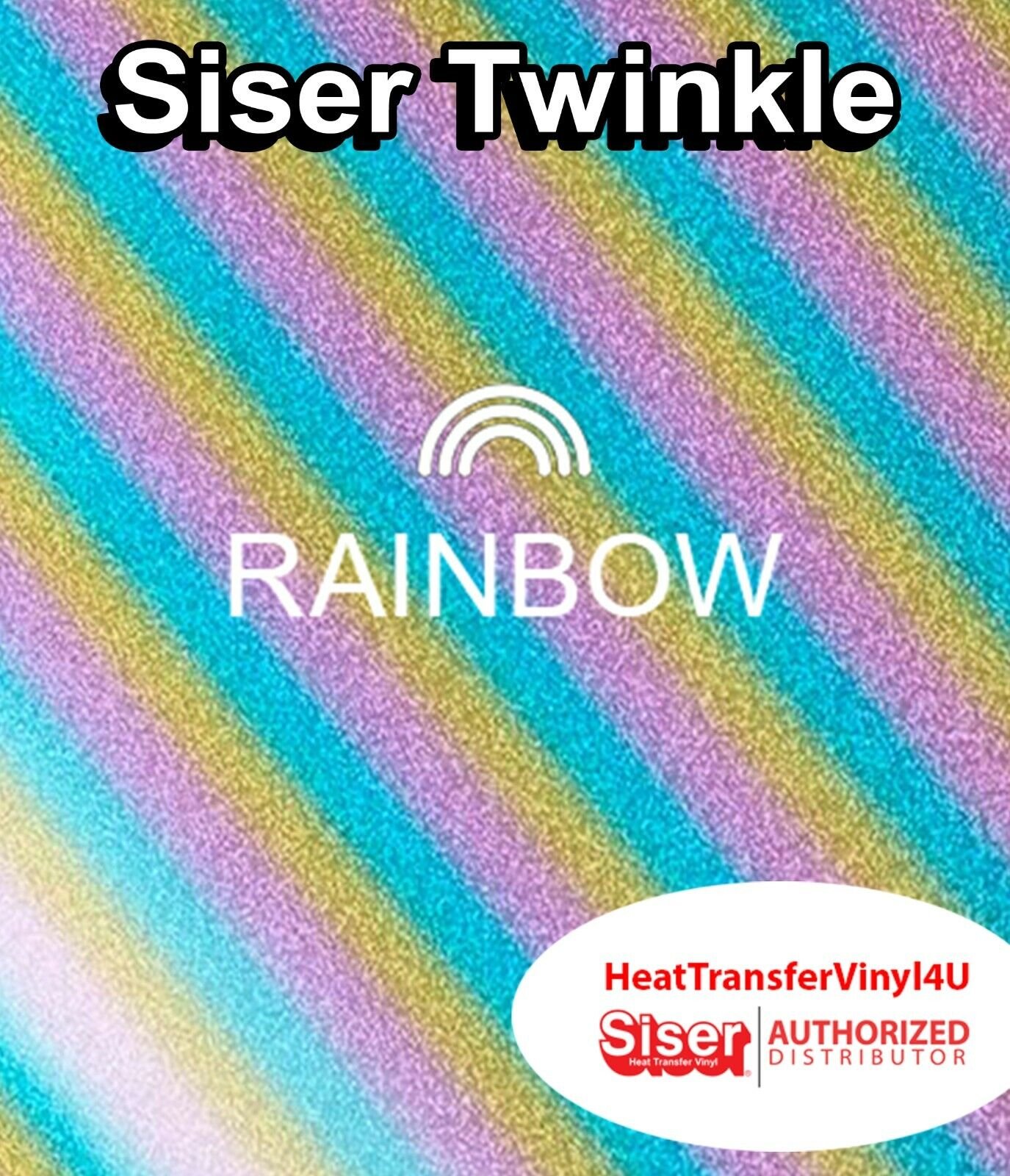 Siser Twinkle Heat Transfer Vinyl For T-Shirts Reflective Glitter 20"