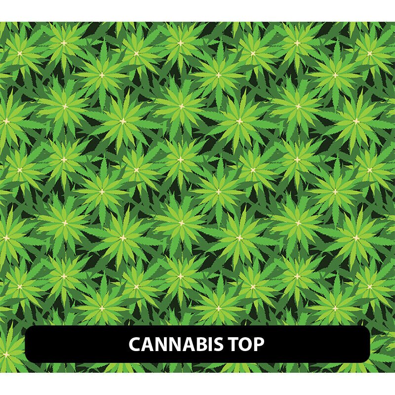 4/20 (Cannabis)  Patterned Adhesive Vinyl 13.5" ROLL **FREE SHIPPING**