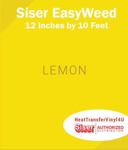 Siser EasyWeed Iron On Heat Transfer Vinyl For Garments 12 Inches by 10 Feet