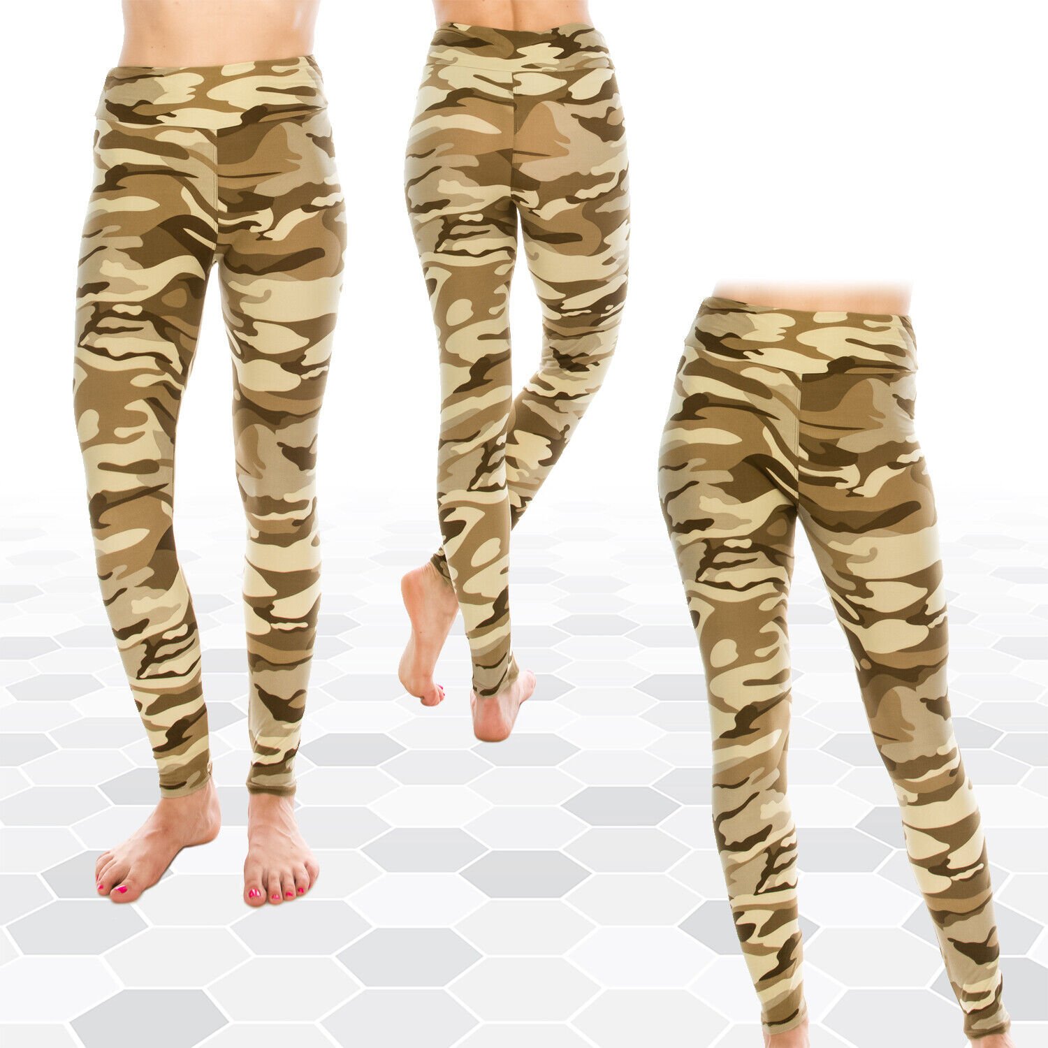 Womens Ultra Soft High Waist Yoga Leggings (Patterned and Solid) *FREE SHIPPING* - Picture 18 of 40
