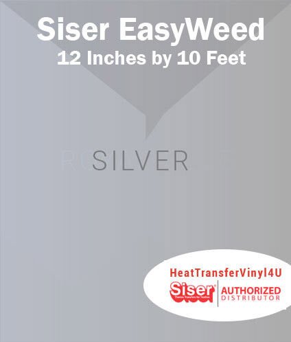 Siser EasyWeed Iron On Heat Transfer Vinyl For Garments 12 Inches by 10 Feet