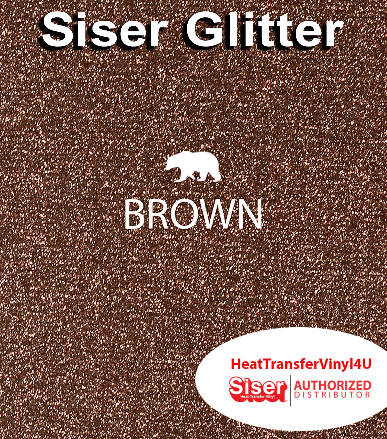 Siser Glitter Iron On Heat Transfer Vinyl For T-Shirts 20" x 10 Yds ( HTV )