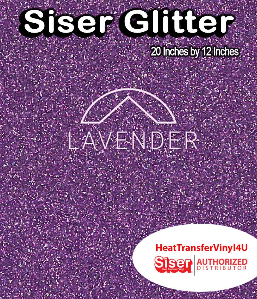 Siser Glitter Iron On Heat Transfer Vinyl 20" x 12" *COMBINED SHIPPING DISCOUNT*