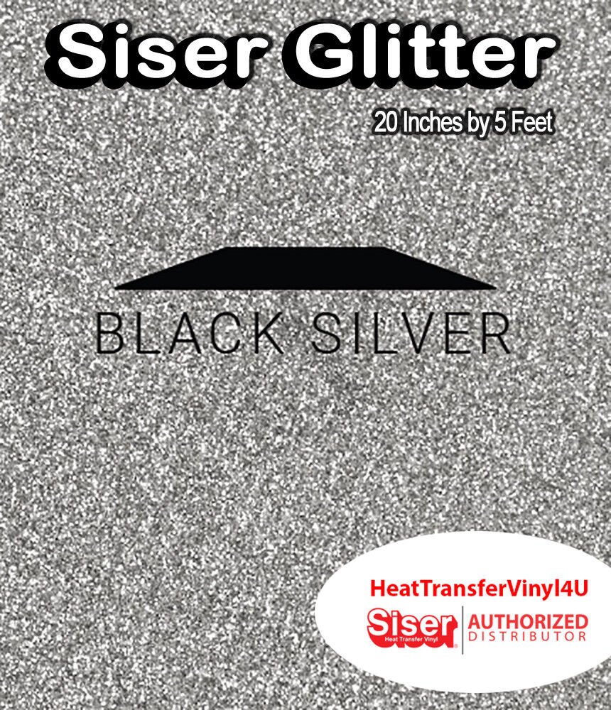 Siser Glitter Iron On Heat Transfer Vinyl 20 Inches by 5 Feet *FREE SHIPPING*