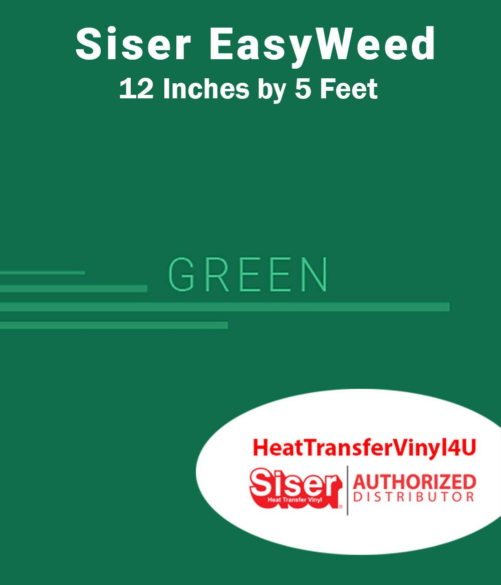 Siser EasyWeed Iron On HTV For T-Shirts 12" by 5 Feet - Mix It Up Available