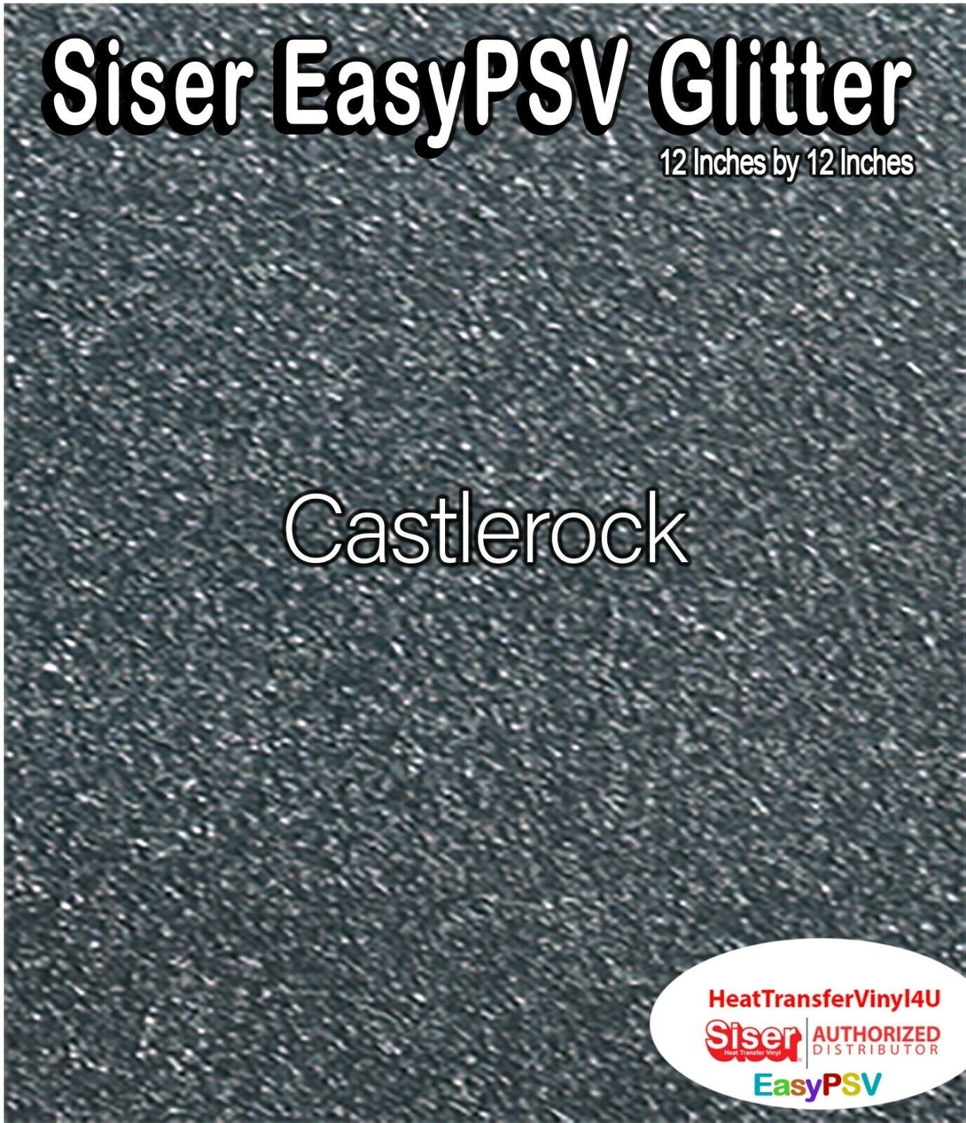 EasyPSV Glitter Adhesive (Sign) Craft Vinyl 12" x 12"