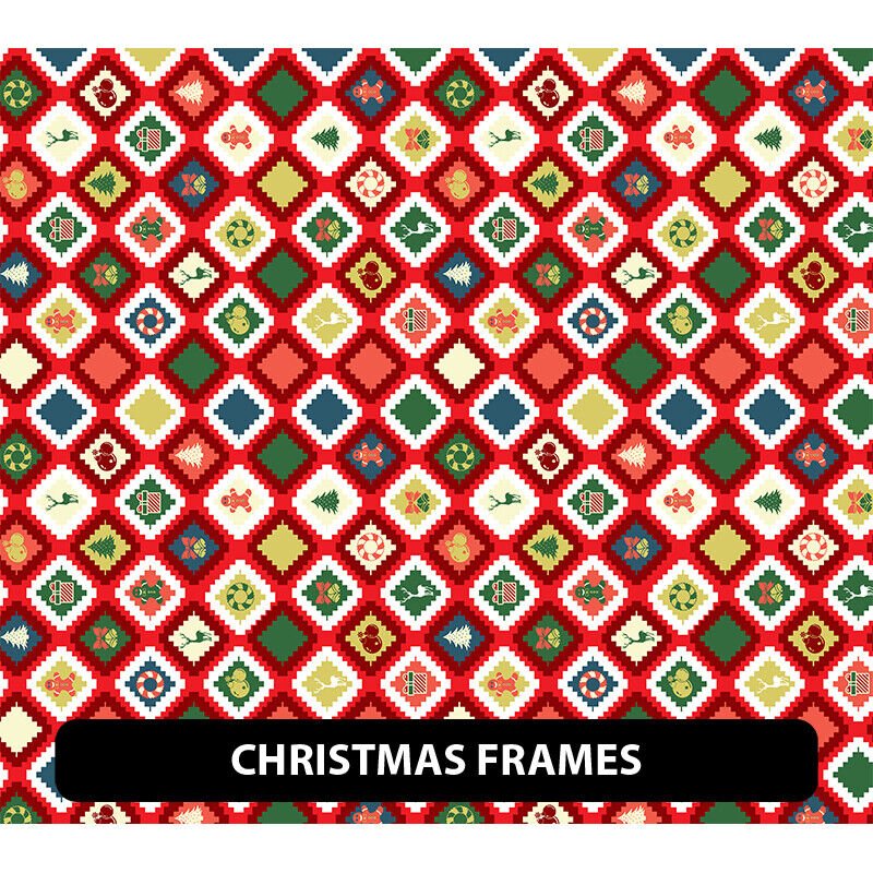 Christmas Patterned Adhesive Vinyl 13.5" ROLL **FREE SHIPPING** - Bild 24 von 72
