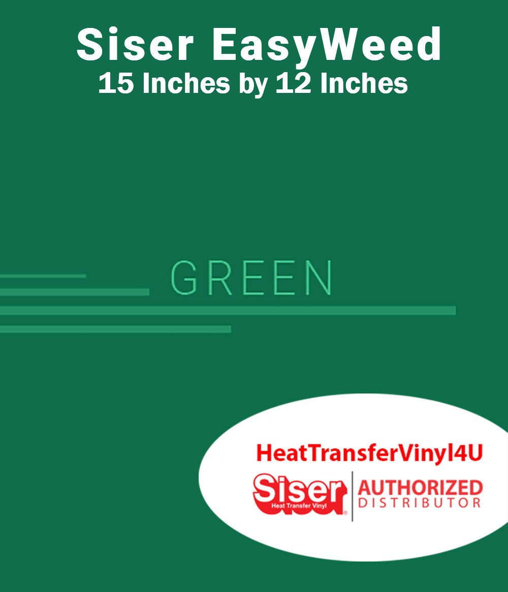 Siser EasyWeed Iron On Heat Transfer Vinyl 15" x 12" SHEET FREE SHIPPING