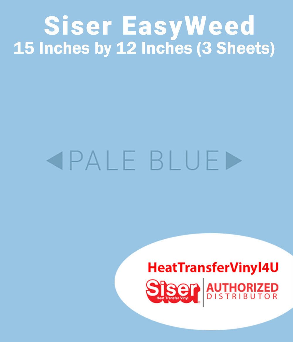 Siser EasyWeed Iron On Heat Transfer Vinyl 15" x 12" (3 Sheets) *Message Colors* - Picture 63 of 80
