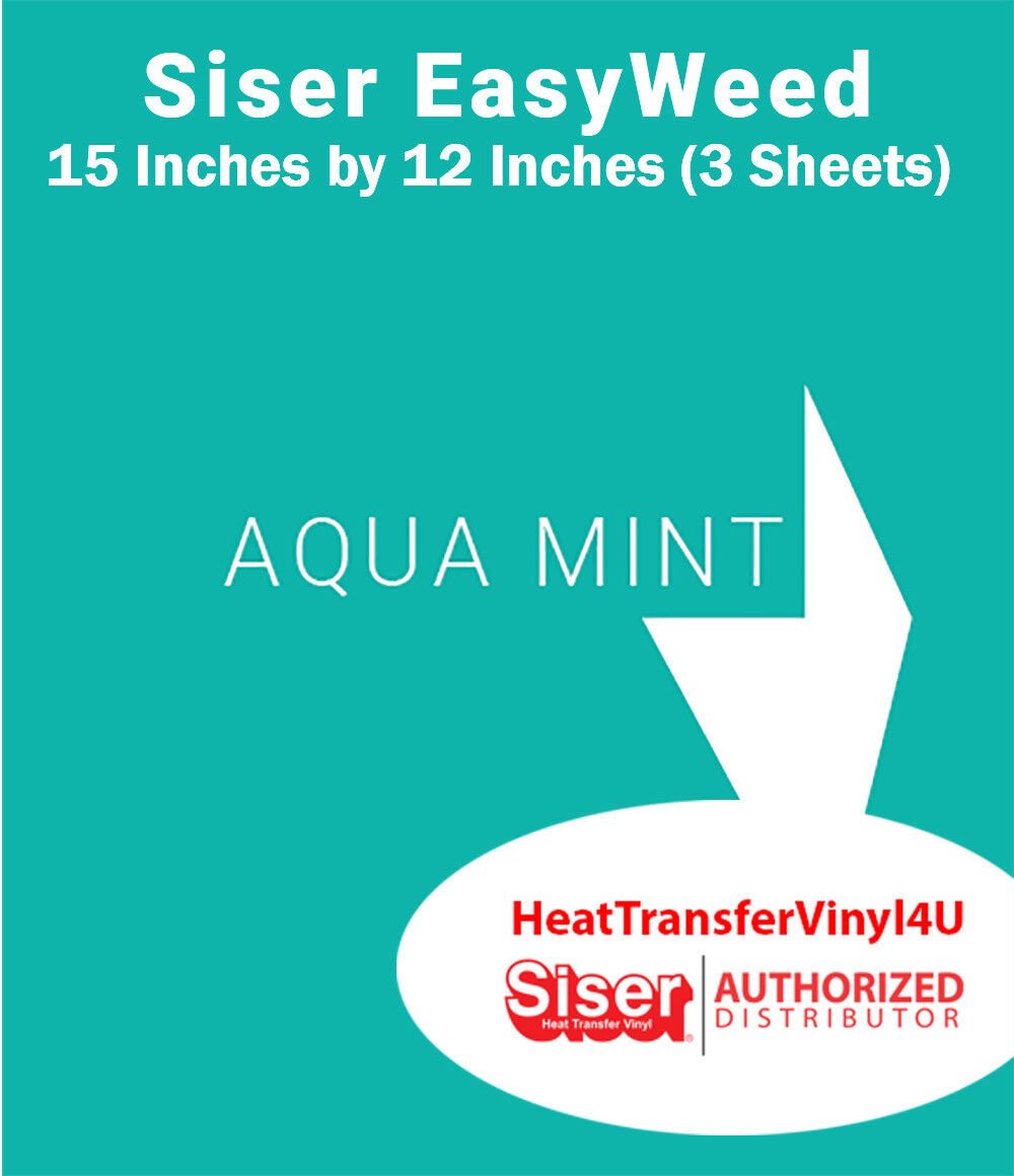 Siser EasyWeed Iron On Heat Transfer Vinyl 15" x 12" (3 Sheets) *Message Colors* - Picture 14 of 80