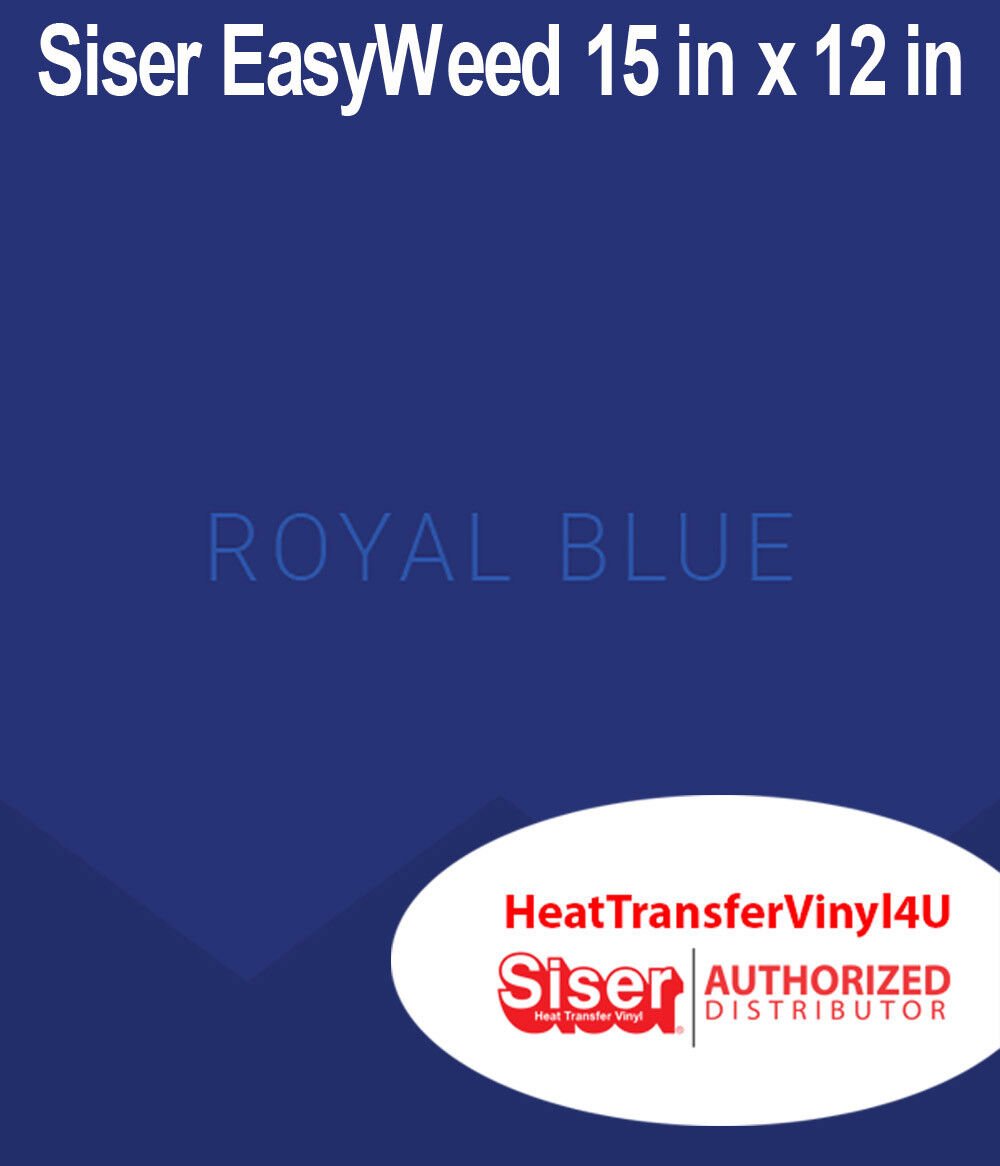 Siser EasyWeed Heat Transfer Vinyl Iron On 15 "x 12" SHEETS Variety Of Colors