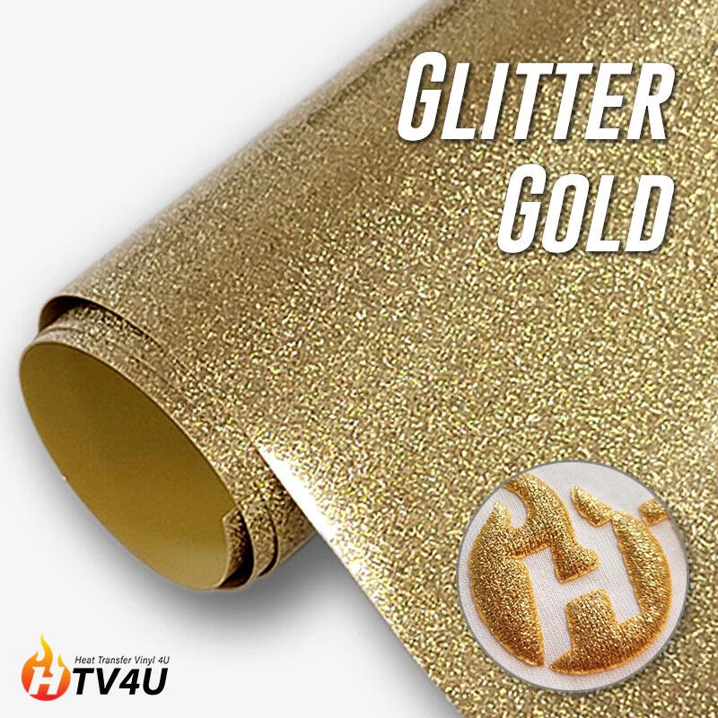 HTV4U - Puff Glitter Heat Transfer Vinyl 20" x 12" (Foot) *Puffy vinyl