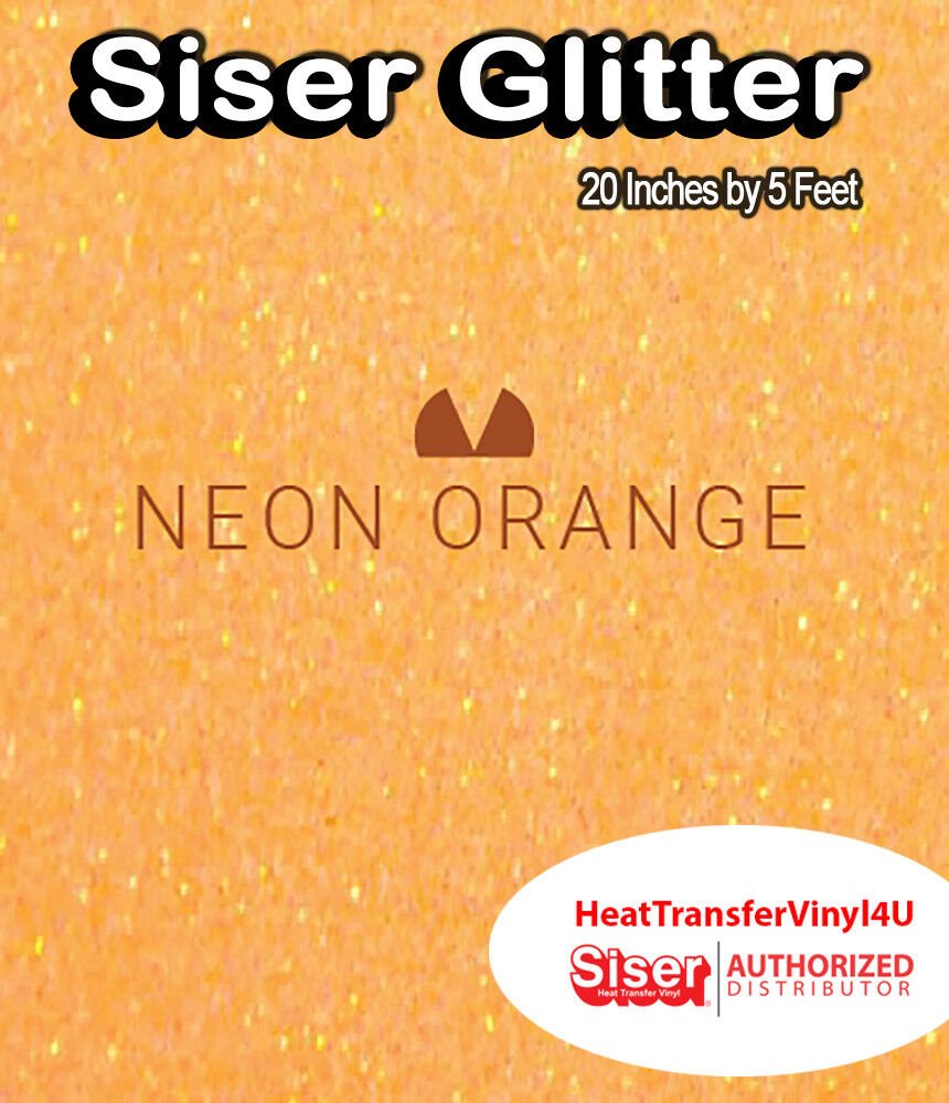 Siser Glitter Iron On Heat Transfer Vinyl 20 Inches by 5 Feet *FREE SHIPPING*