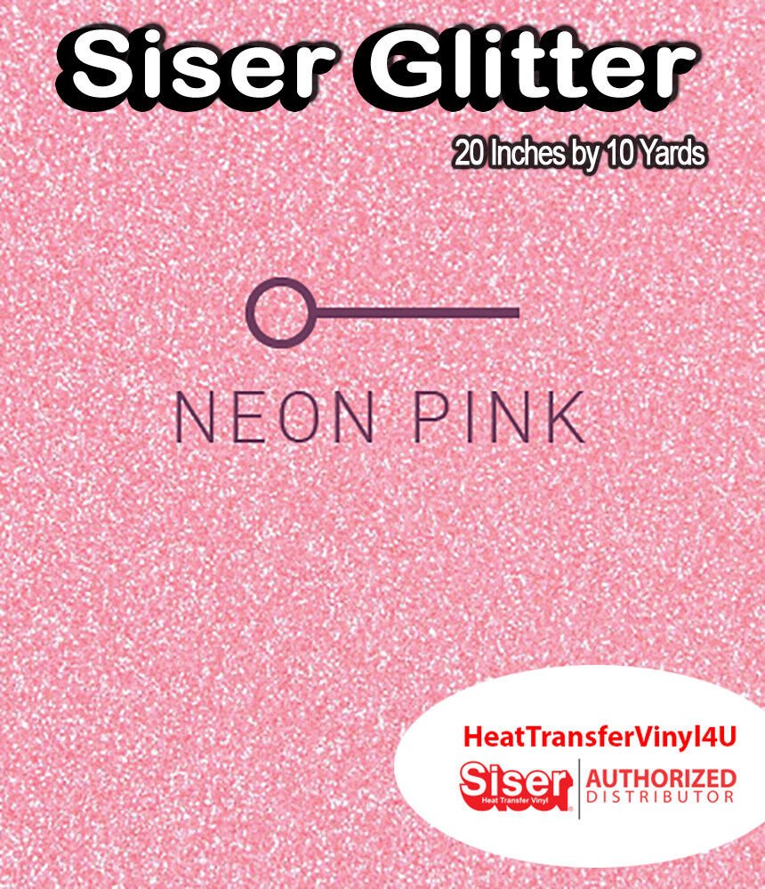 Siser Glitter Iron On Heat Transfer Vinyl For T-Shirts 20" x 10 Yds ( HTV )