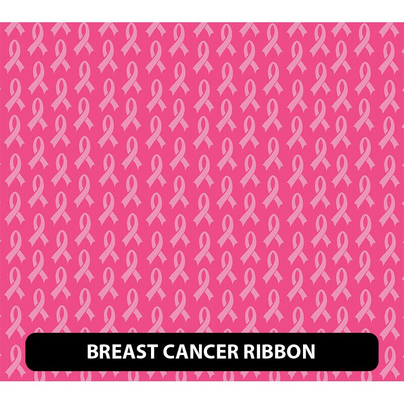 Puff Pattern Breast Cancer Awareness Designs HTV Iron on 12"x12" + Transfer Mask