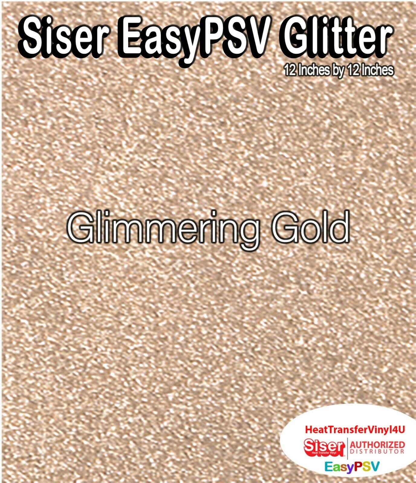 EasyPSV Glitter Adhesive (Sign) Craft Vinyl 12" x 12" *FREE SHIPPING*