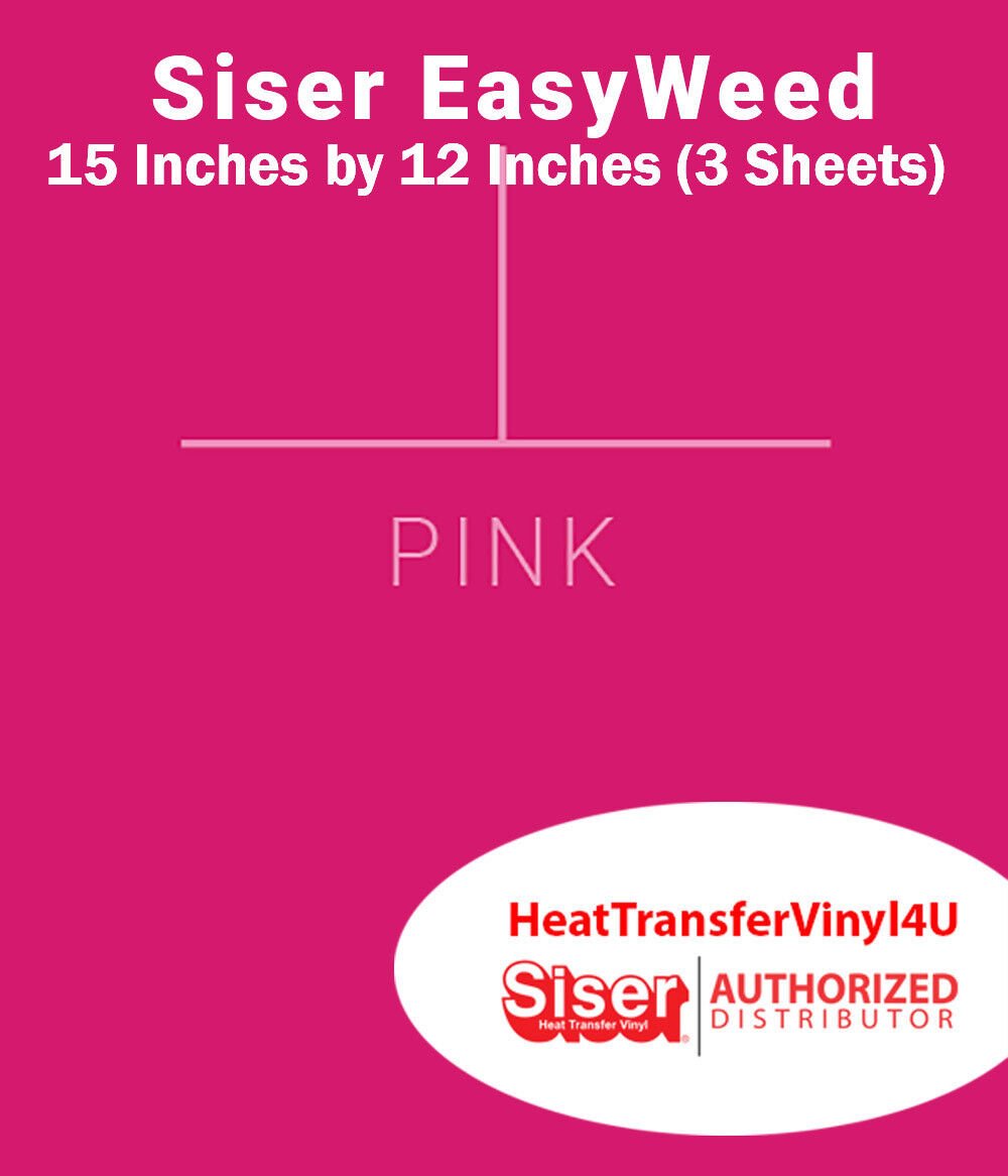 Siser EasyWeed Iron On Heat Transfer Vinyl 15" x 12" (3 Sheets) *Message Colors* - Picture 60 of 80