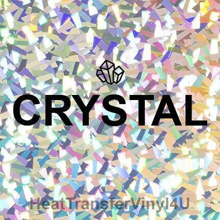 Siser Holographic Iron-On Vinyl for T-Shirts 12"x 1 Yard (Roll): Shimmer & Shine