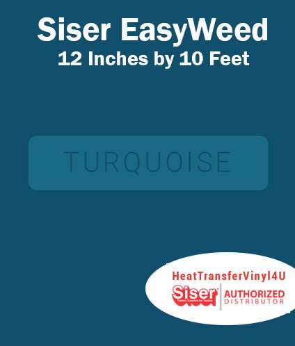 Siser EasyWeed Iron On Heat Transfer Vinyl For Garments 12 Inches by 10 Feet