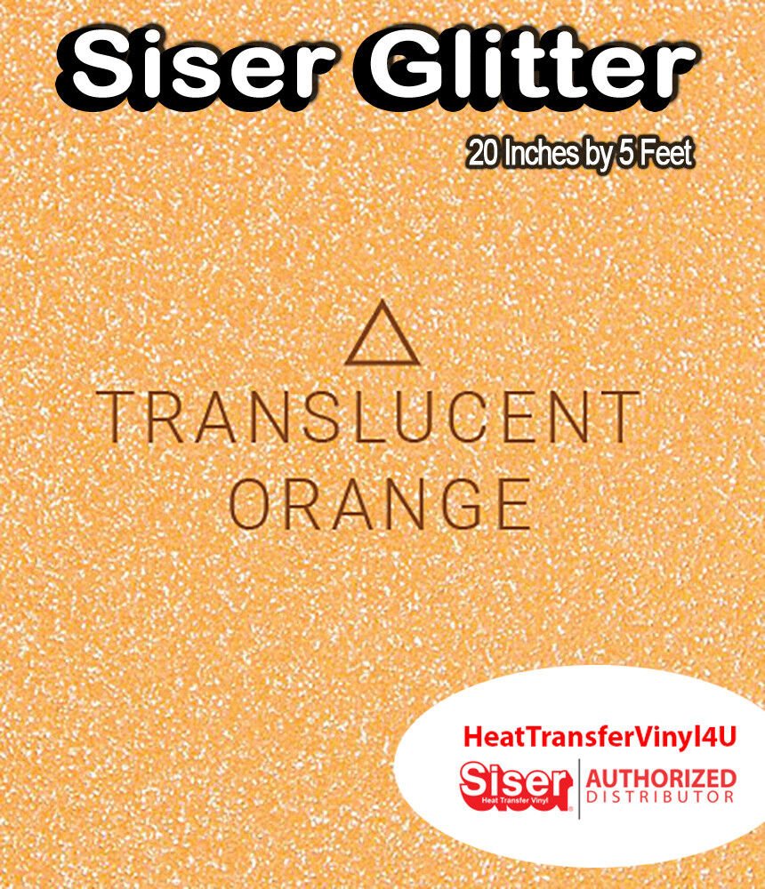 Siser Glitter Iron On Heat Transfer Vinyl 20 Inches by 5 Feet *FREE SHIPPING*