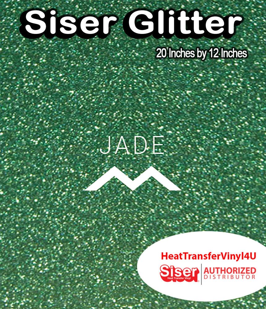 Siser Glitter Iron On Heat Transfer Vinyl 20" x 12" *COMBINED SHIPPING DISCOUNT*