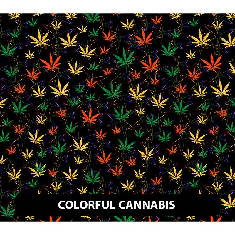 4/20 (Cannabis)  Patterned Adhesive Vinyl 13.5" ROLL **FREE SHIPPING**