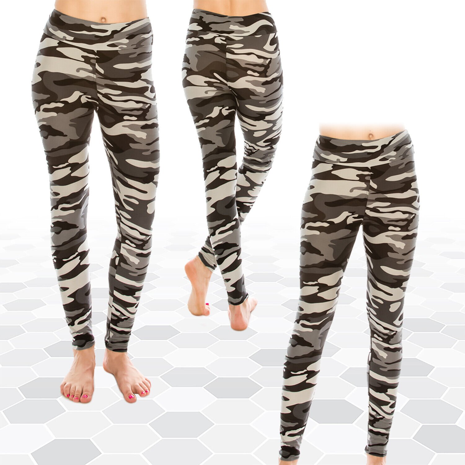 Womens Ultra Soft High Waist Yoga Leggings (Patterned and Solid) *FREE SHIPPING* - Picture 22 of 40