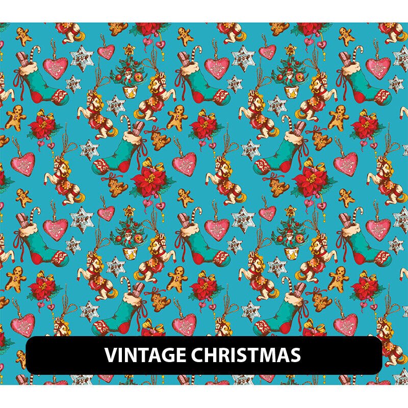 Christmas Patterned Adhesive Vinyl 13.5" ROLL **FREE SHIPPING** - Bild 69 von 72