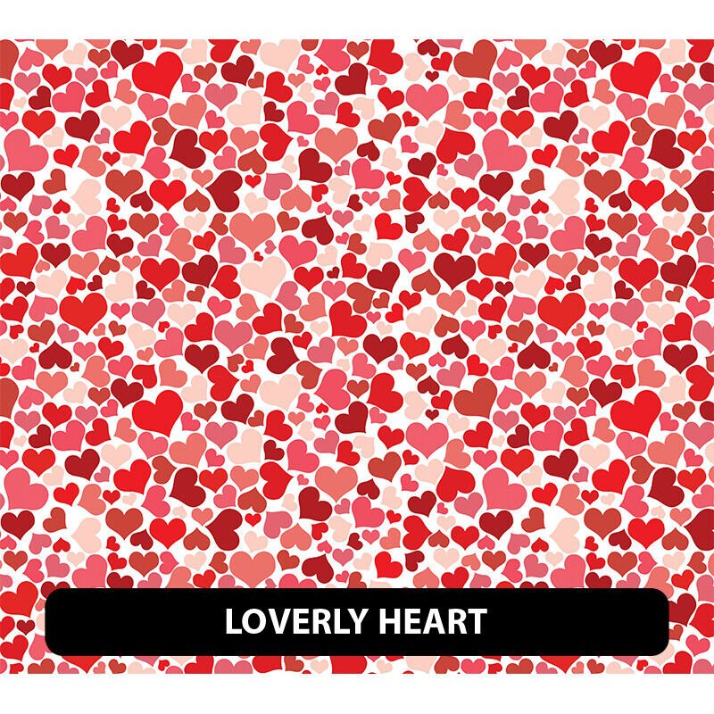 Día de San Valentín/Corazones Adhesivo Patrón Vinilo 13,5" ROLLO **ENVÍO GRATUITO** - Imagen 27 de 47