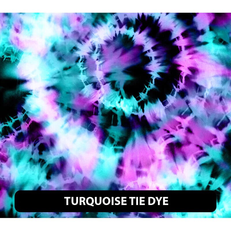 Puffy Pattern Tie Dye HTV  Iron On 12" High Tack Mask Provided