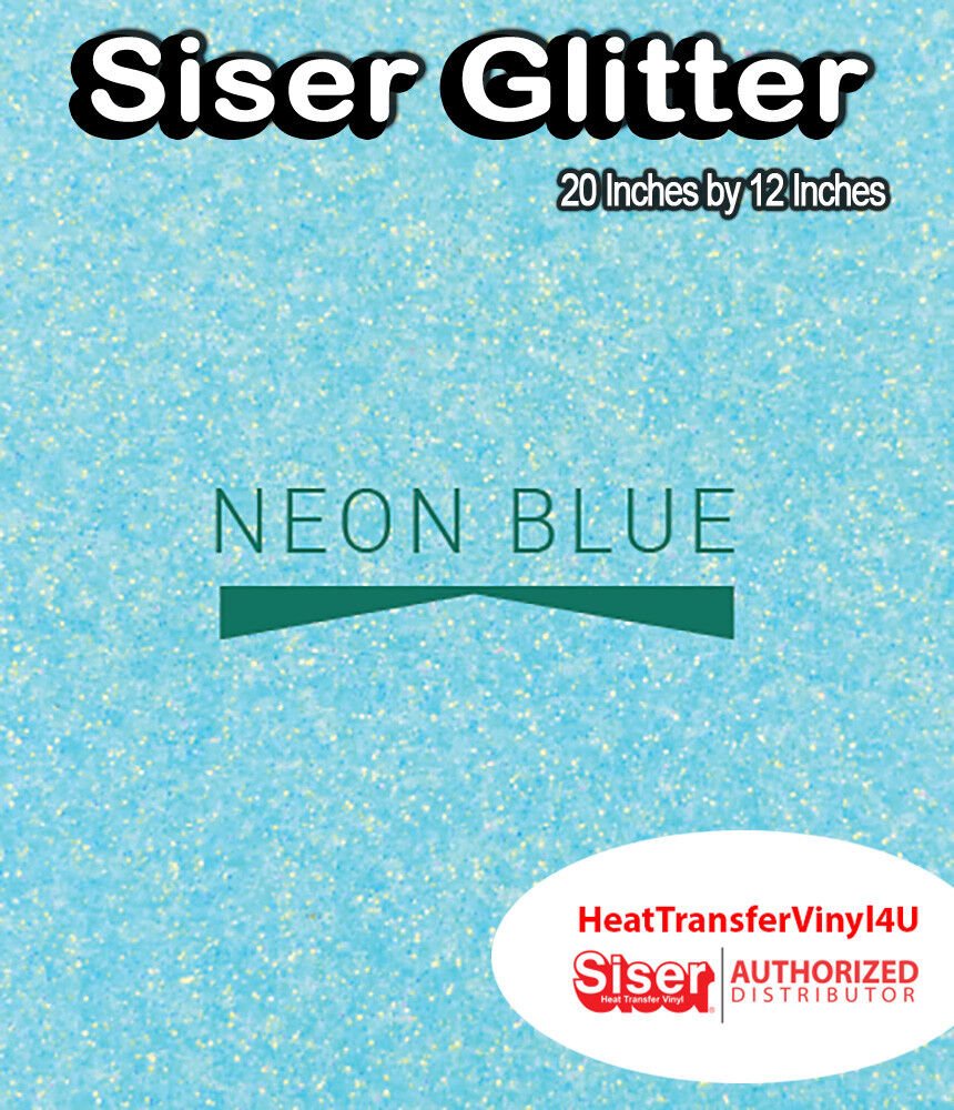 Siser Glitter Iron On Heat Transfer Vinyl 20" x 12" *COMBINED SHIPPING DISCOUNT*