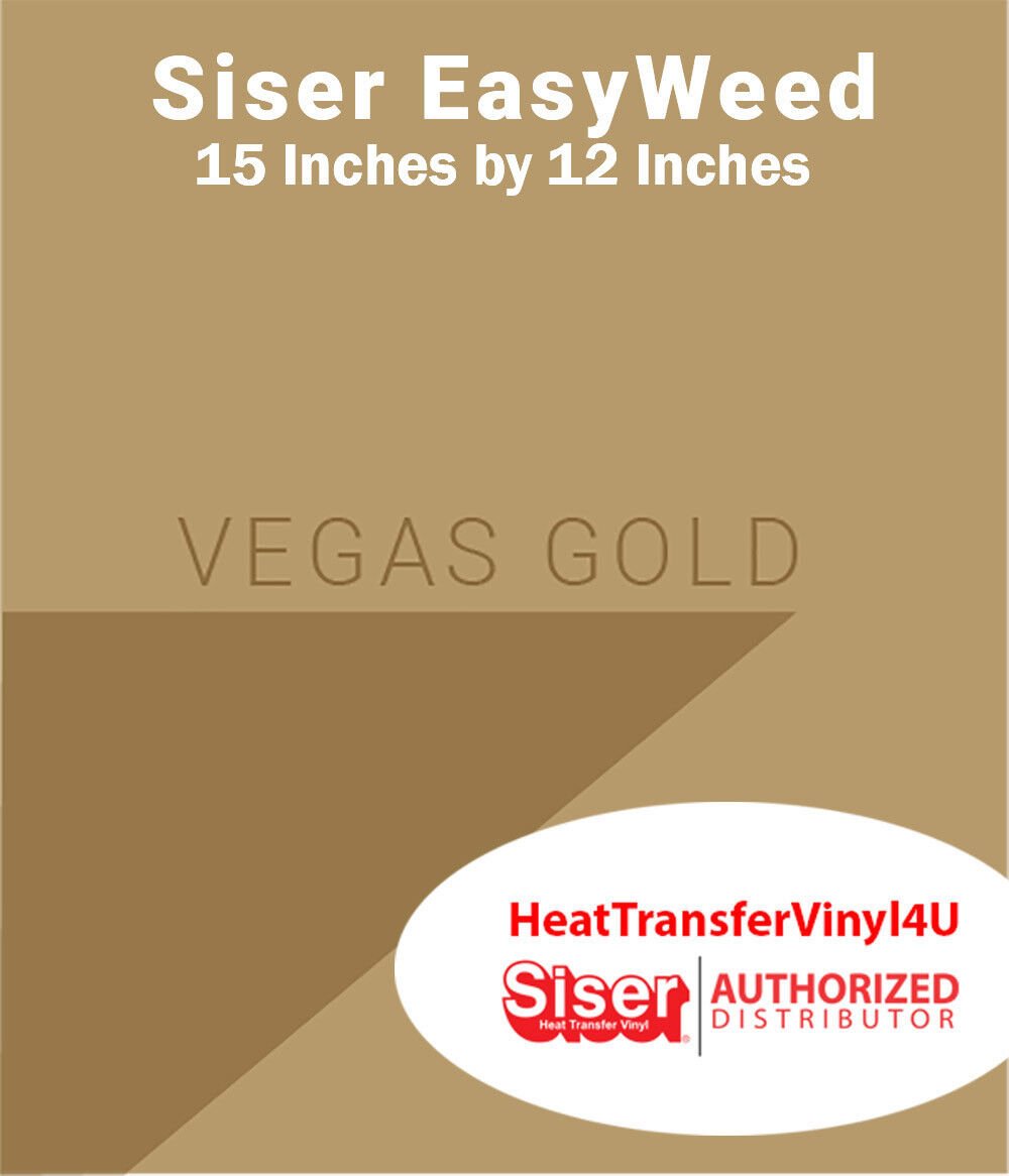 Siser EasyWeed Iron On Heat Transfer Vinyl 15" x 12" SHEET FREE SHIPPING