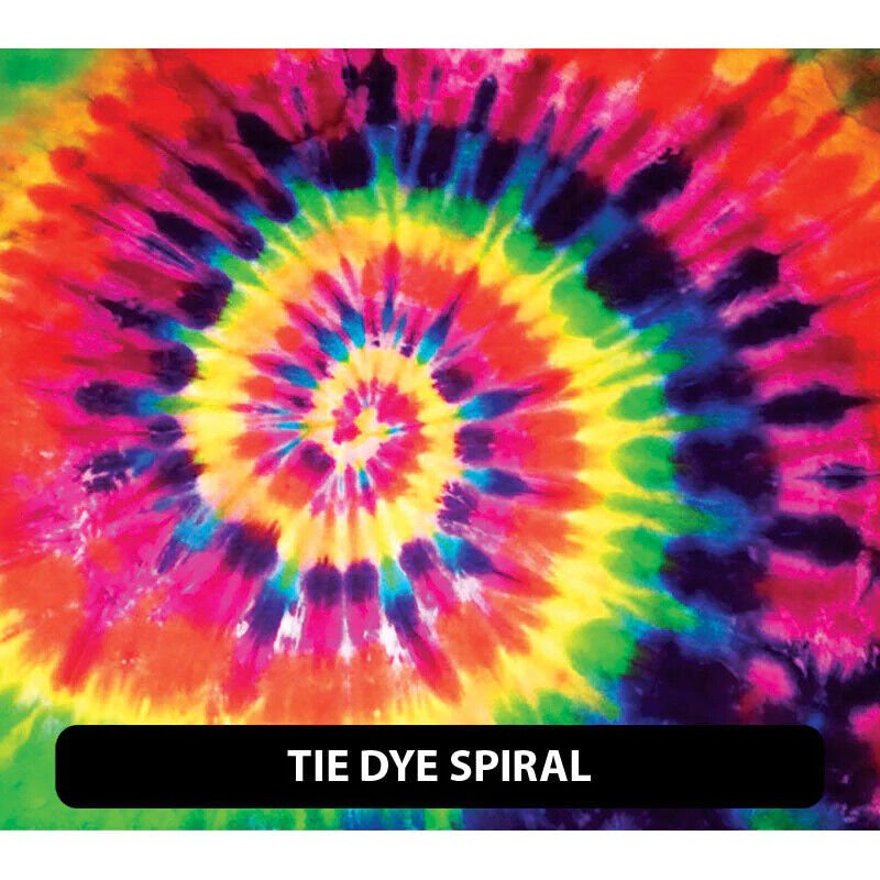 Puffy Pattern Tie Dye HTV  Iron On 12" High Tack Mask Provided