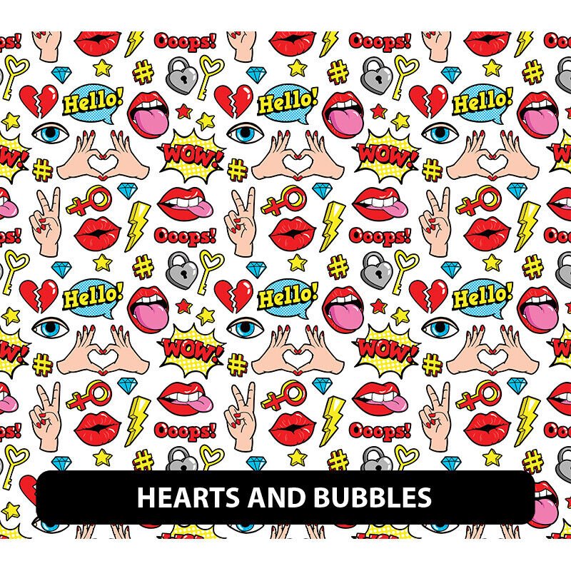 Día de San Valentín/Corazones Adhesivo Patrón Vinilo 13,5" ROLLO **ENVÍO GRATUITO** - Imagen 23 de 47